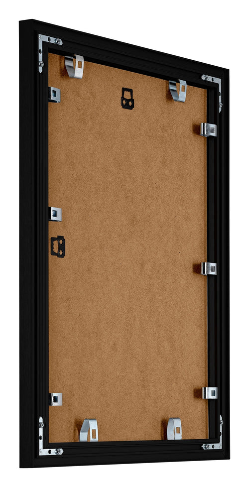 Tucson Aluminium Bilderrahmen 75x100cm Schwarz Gebürstet Rucksteite Schrag | Yourdecoration.de