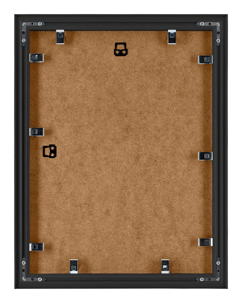 Tucson Aluminium Bilderrahmen 75x100cm Schwarz Gebürstet Rucksteite | Yourdecoration.de