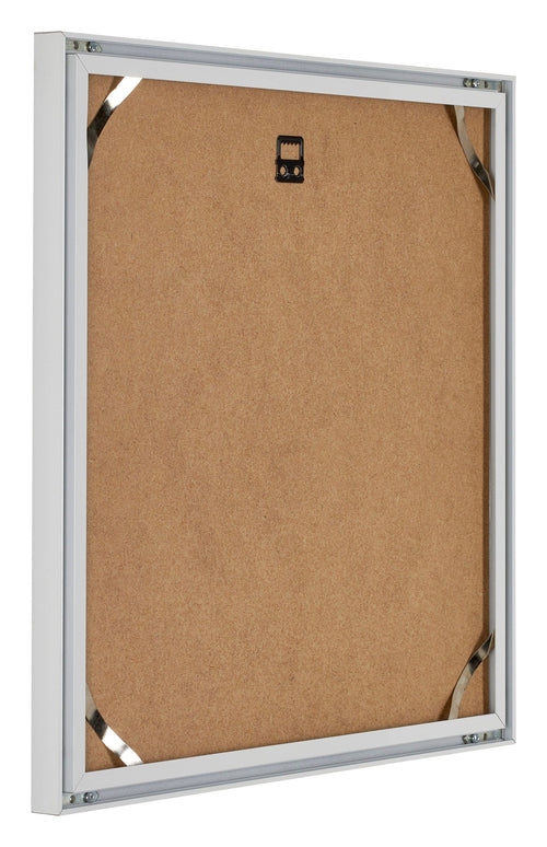 Virginia Aluminium Bilderrahmen 20x20cm Weiss Ruckseite Schrag | Yourdecoration.de