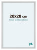 Virginia Aluminium Bilderrahmen 20x28cm Weiss Vorne Messe | Yourdecoration.de