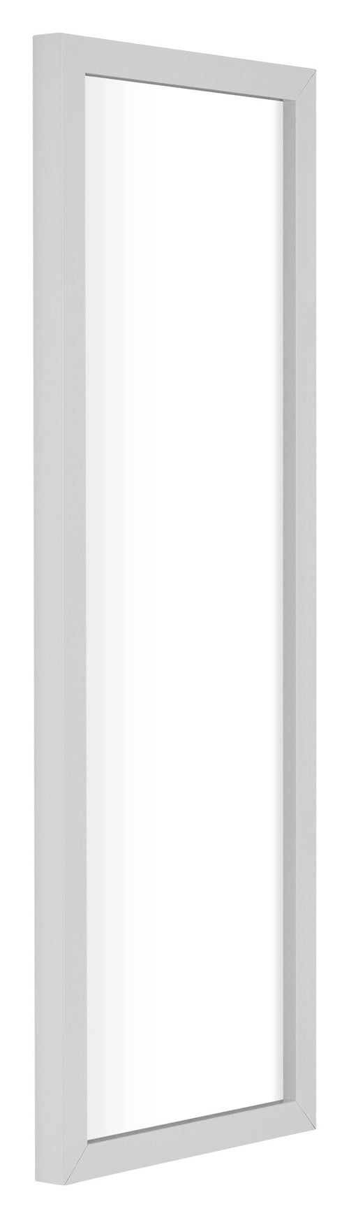 Virginia Aluminium Bilderrahmen 20x60cm Weiss Vorne Schrag | Yourdecoration.de