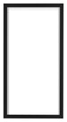 Virginia Aluminium Bilderrahmen 30x60cm Schwarz Vorne | Yourdecoration.de