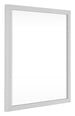 Virginia Aluminium Bilderrahmen 35x35cm Weiss Vorne Schrag | Yourdecoration.de