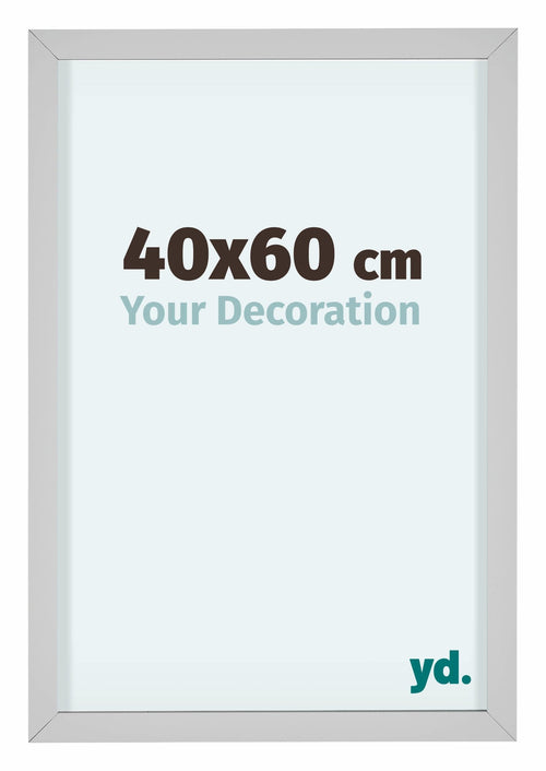 Virginia Aluminium Bilderrahmen 40x60cm Weiss Vorne Messe | Yourdecoration.de