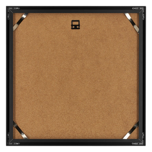 Virginia Aluminium Bilderrahmen 60x60cm Schwarz Ruckseite | Yourdecoration.de