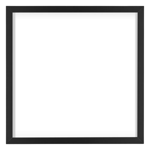 Virginia Aluminium Bilderrahmen 60x60cm Schwarz Vorne | Yourdecoration.de
