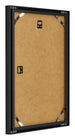 Virginia Aluminium Bilderrahmen 60x80cm Schwarz Ruckseite Schrag | Yourdecoration.de