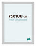 Virginia Aluminium Bilderrahmen 75x100cm Weiss Vorne Messe | Yourdecoration.de