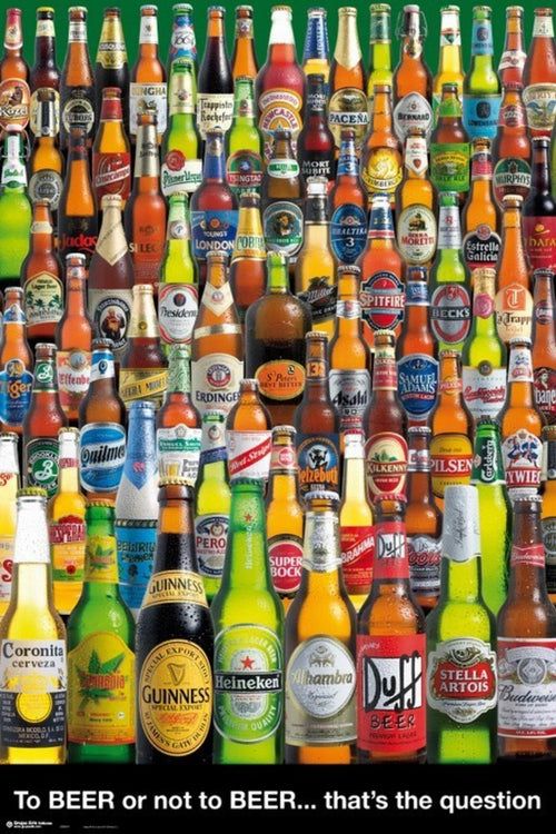 Grupo Erik GPE4570 Beer To Beer Or Not To Beer Poster 61X91,5cm | Yourdecoration.de