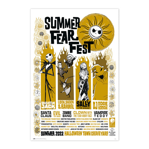 Grupo Erik GPE5521 Disney Nightmare Before Christmas Summer Fear Fest Poster 61X91,5cm | Yourdecoration.de