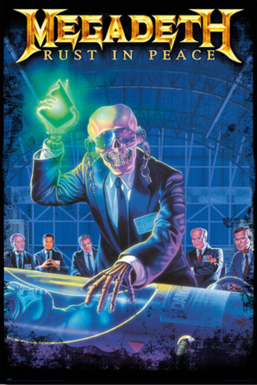grupo erik gpe5706 megadeth rust in peace poster 61x91-5 cm | Yourdecoration.de