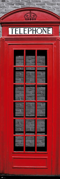 Grupo Erik PPGE8018 London Phone Box Poster 53X158cm | Yourdecoration.de
