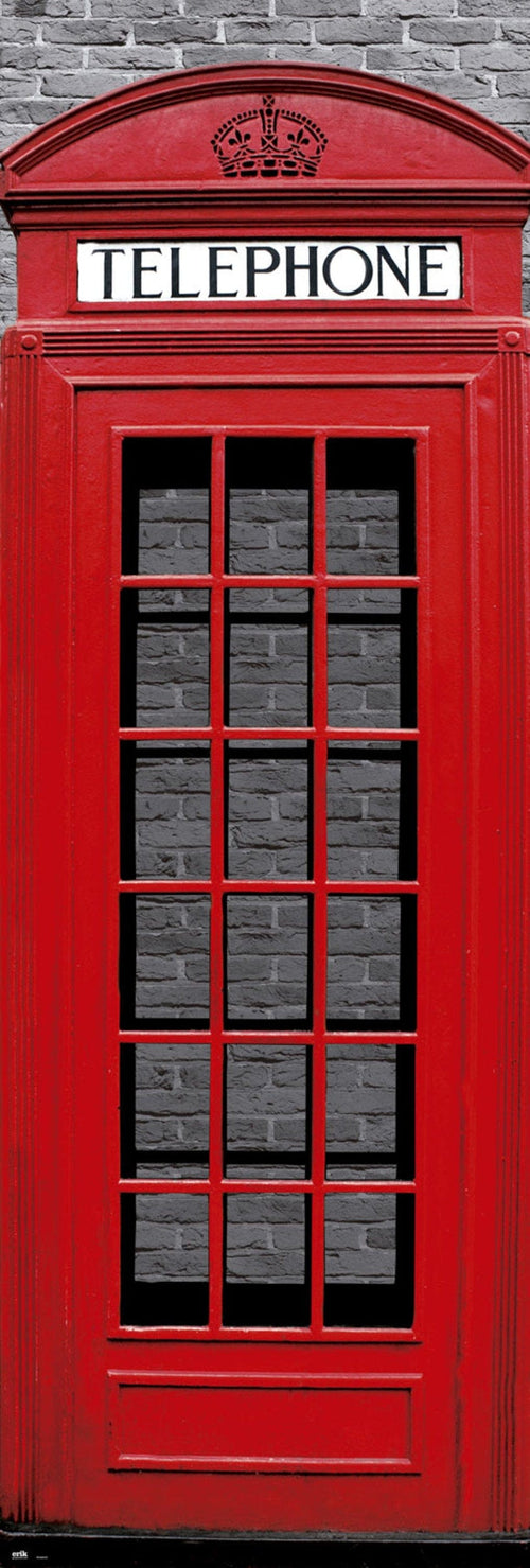 Grupo Erik PPGE8018 London Phone Box Poster 53X158cm | Yourdecoration.de