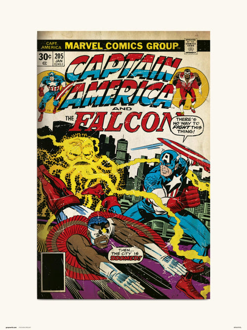 Grupo Erik Marvel Captain America 205 Kunstdruck 30X40cm | Yourdecoration.de