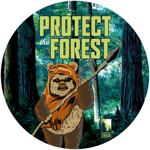 Komar Vlies Fototapete Dd1 015 Star Wars Protect The Forest | Yourdecoration.de