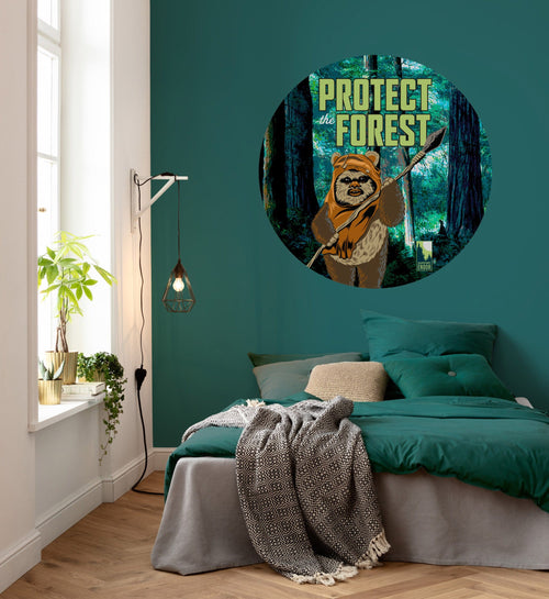 Komar Vlies Fototapete Dd1 015 Star Wars Protect The Forest Interieur | Yourdecoration.de