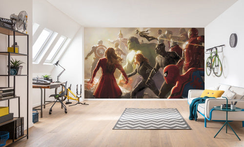 Komar Vlies Fototapete Iadx10 077 Avengers Final Battle Intereiur | Yourdecoration.de