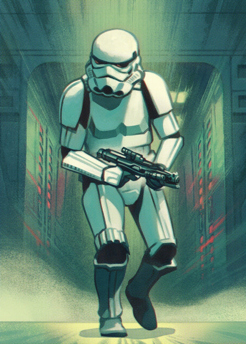 Komar Vlies Fototapete Iadx4 024 Mandalorian Stormtrooper Print | Yourdecoration.de