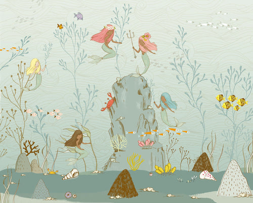 Komar Vlies Fototapete Iax7 0013 Mermaids | Yourdecoration.de