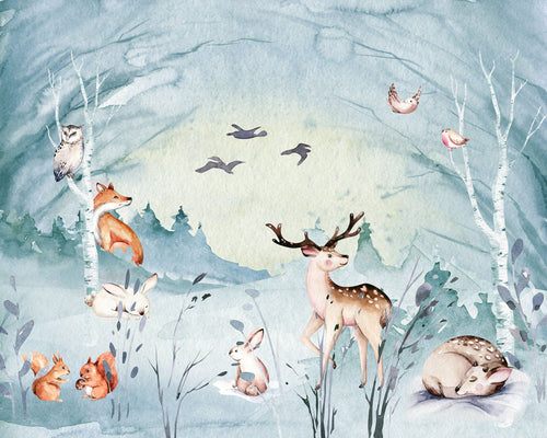 Komar Vlies Fototapete Iax7 0038 Animal Sleepover | Yourdecoration.de