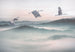Komar Vlies Fototapete Inx8 083 Mystic Cranes | Yourdecoration.de