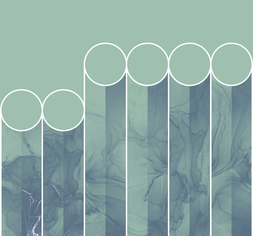 Komar Spots Vlies Fototapete 300x280cm 3 bahnen | Yourdecoration.de