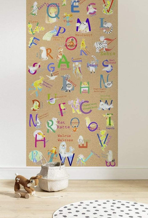 Komar Animals A-Z Vlies Fototapete 100x250cm 1-bahn Sfeer | Yourdecoration.de