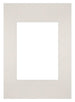 Passe-Partout 21x29,7cm Karton Hellgrau Rand Gerade - Vorne | Yourdecoration.de