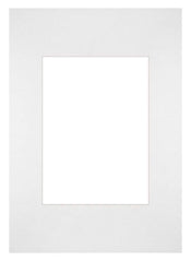 Passe-Partout 21x29,7cm Karton Weiss Rand Gerade - Vorne | Yourdecoration.de