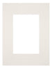 Passepartout 18x24cm Karton Hellgrau Rand Gerade - Vorne | Yourdecoration.de