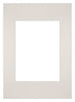 Passepartout 20x28cm Karton Hellgrau Rand Gerade - Vorne | Yourdecoration.de