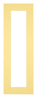 Passepartout 20x60cm Karton Gelb Rand 5cm Gerade - Vorne | Yourdecoration.de