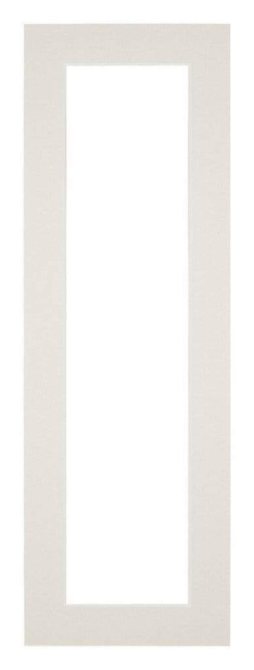 Passepartout 20x60cm Karton Hellgrau Rand 4cm Gerade - Vorne | Yourdecoration.de