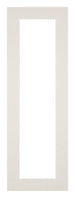 Passepartout 20x60cm Karton Hellgrau Rand 4cm Gerade - Vorne | Yourdecoration.de