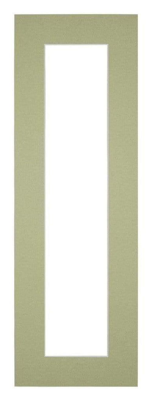 Passepartout 20x60cm Karton Mintgrün Rand 5cm Gerade - Vorne | Yourdecoration.de