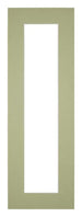 Passepartout 20x60cm Karton Mintgrün Rand 5cm Gerade - Vorne | Yourdecoration.de