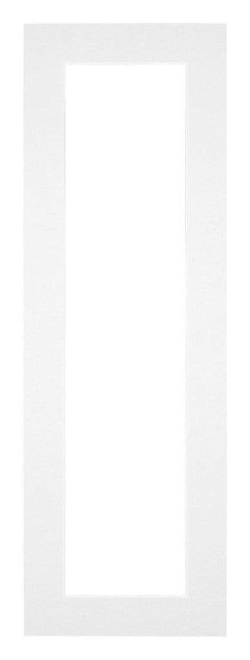 Passepartout 20x60cm Karton Weiss Rand 4cm Gerade - Vorne | Yourdecoration.de