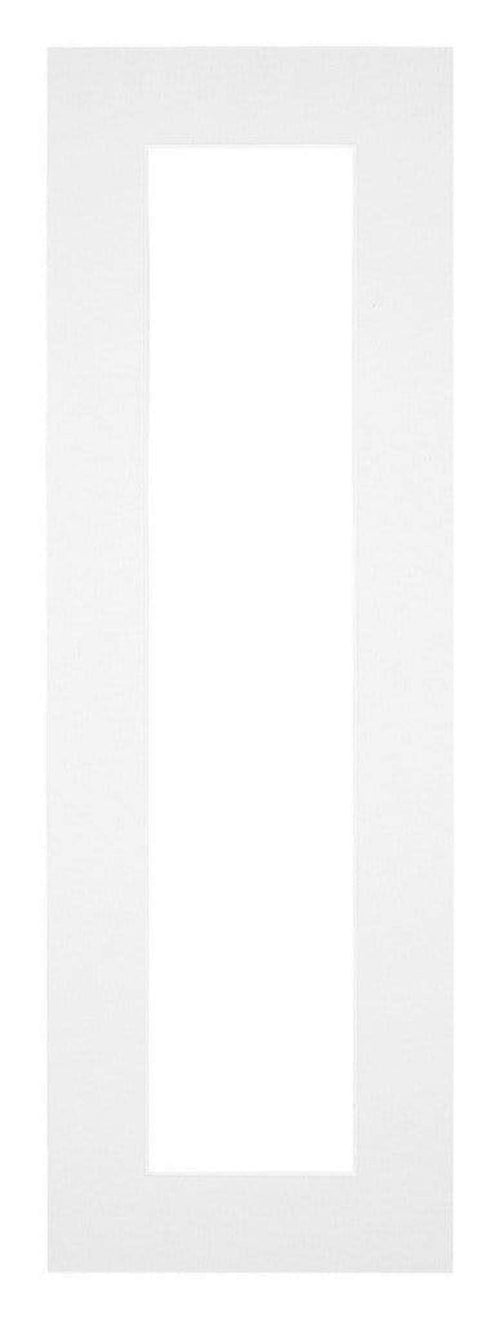 Passepartout 20x60cm Karton Weiss Rand 5cm Gerade - Vorne | Yourdecoration.de
