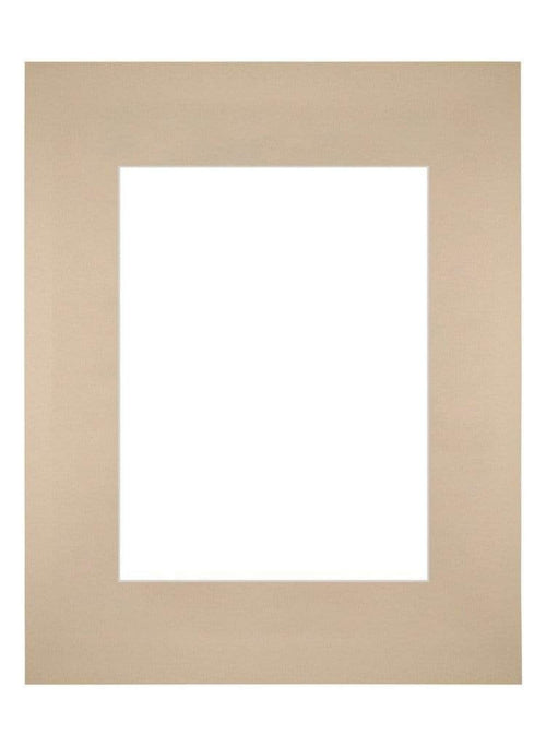Passepartout 24x30cm Karton Beige Rand Gerade - Vorne | Yourdecoration.de