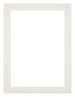 Passepartout 60x80cm Karton Hellgrau Rand 3cm Gerade - Vorne | Yourdecoration.de