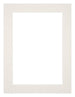 Passepartout 45x60cm Karton Hellgrau Rand 4cm Gerade - Vorne | Yourdecoration.de