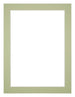 Passepartout 60x80cm Karton Mintgrün Rand 3cm Gerade - Vorne | Yourdecoration.de