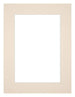 Passepartout 60x80cm Karton Teint Rand 5cm Gerade - Vorne | Yourdecoration.de