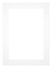 Passepartout 45x60cm Karton Weiss Rand 4cm Gerade - Vorne | Yourdecoration.de