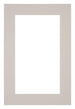 Passepartout 62x93cm Karton Grau Granit Rand 5cm Gerade - Vorne | Yourdecoration.de