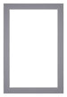 Passepartout 40x60cm Karton Grau Rand 3cm Gerade - Vorne | Yourdecoration.de