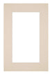 Passepartout 62x93cm Karton Teint Rand 6cm Gerade - Vorne | Yourdecoration.de