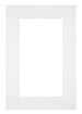 Passepartout 61x91,5cm Karton Weiss Rand 6cm Gerade - Vorne | Yourdecoration.de