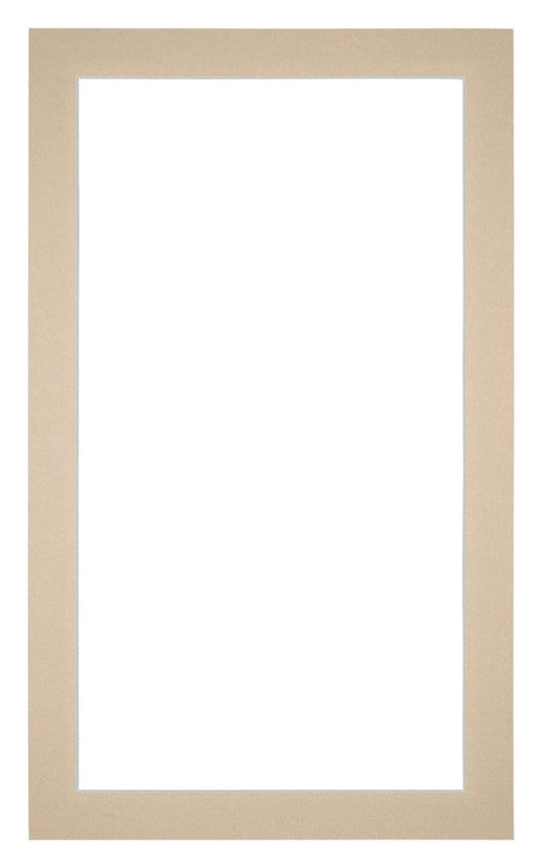 Passepartout 30x50cm Karton Beige Rand 3cm Gerade - Vorne | Yourdecoration.de