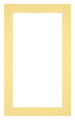 Passepartout 30x50cm Karton Gelb Rand 4cm Gerade - Vorne | Yourdecoration.de